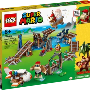 Lego Super Mario Diddy Kong's mine Cart Ride set 71425