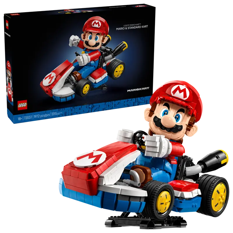 Lego Mario Kart en standaard set 72037