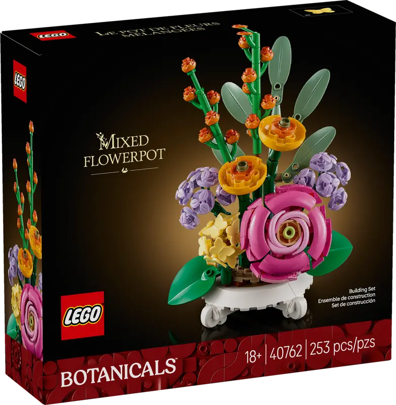 Lego Botanicals Mixed Flowerpot set 40762