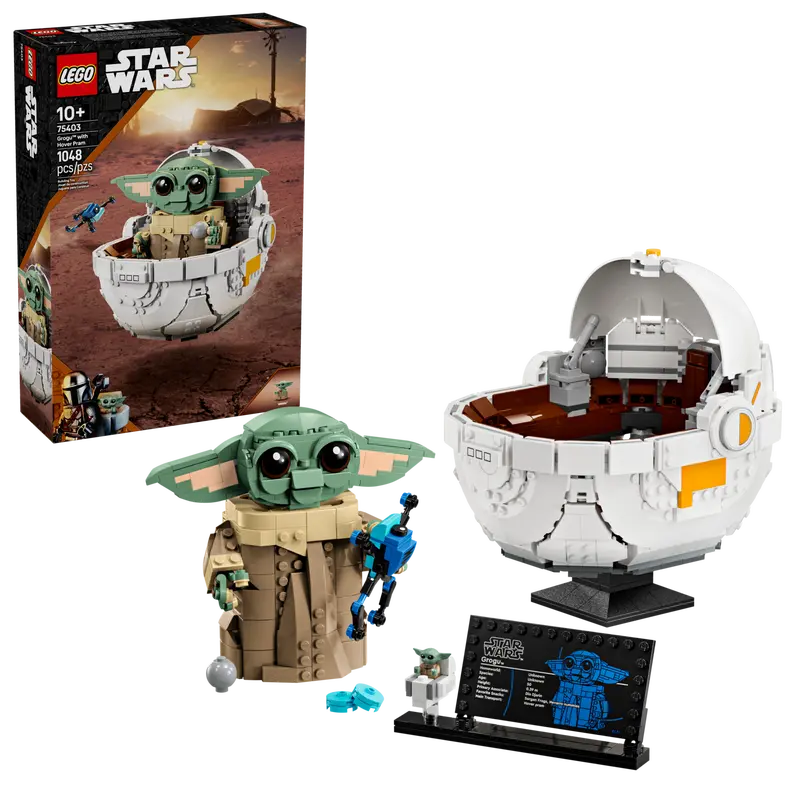 Lego Star Wars Grogu with Hover Pram set 75403