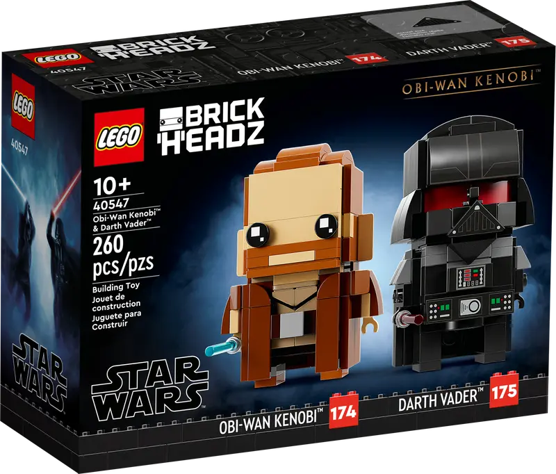 Lego Brickheadz Star Wars Obi-Wan Kenobi™ & Darth Vader™ set 40547