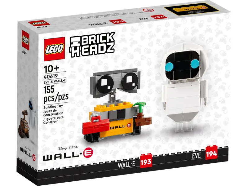 Lego Brickheadz Disney's EVE & WALL•E set 40619