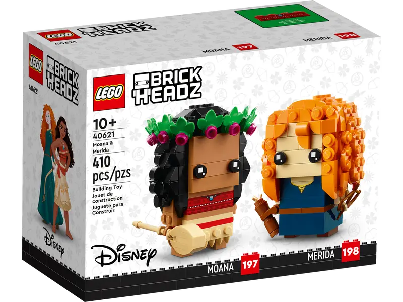 lego Brickheadz Disney's Vaiana & Merida set 40621