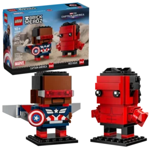 lego Brickheadz Marvel's Captain America & Red Hulk Set 40668