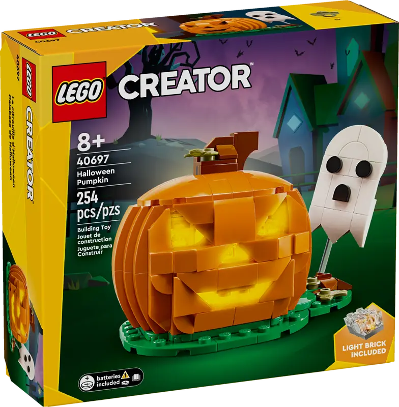 Lego Halloween Pumpkin met Licht set 40697
