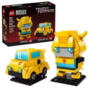 Lego Brickheadz Transformers Bumblebee & Bumblebee car set 40804