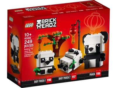 Lego Brickheadz Chinees Nieuwjaar Panda's set 40466