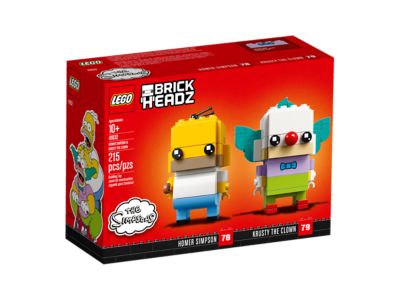 Lego Brickheadz The Simpsons Homer & Krusty set 41632