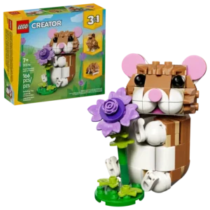Lego Creator Schattige Hamster met Bloem set 31376
