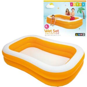 Intex Zwembad Rechthoek Oranje 229x147x46