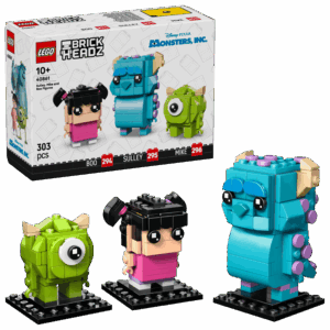 Lego Brickheadz Figuren van Sulley, Mike en Boe set 40861